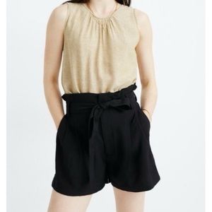 Madewell Supersassy Sash Front Tie Shorts